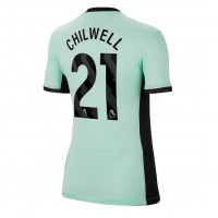 Camiseta Chelsea Ben Chilwell #21 Tercera Equipación Replica 2023-24 para mujer mangas cortas